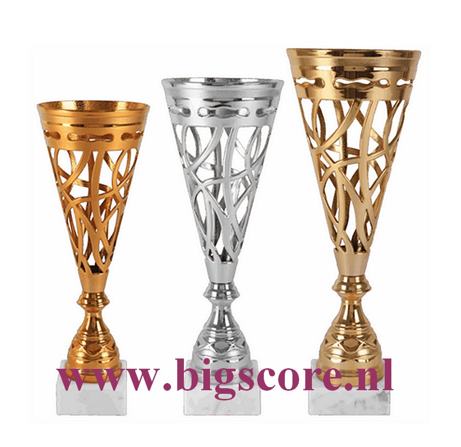 AK5007 Beker Kunststof Goud-Zilver-Brons
